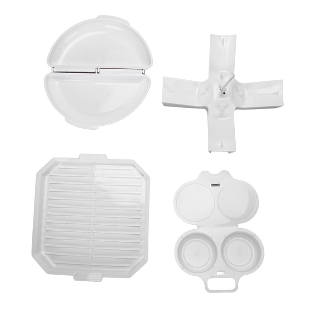 Olla Para Tocino Para Microondas, Resistente A Altas Temperaturas, Juego De Cocina Para Microondas, Rejilla Para Patatas, Multifuncional Para Comidas Diarias, Salchichas Con