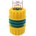 thumbnail image 2 of Juego de 5 conectores adaptadores de reparación de 12 mm - para manguera de jardín de 1/2" - Plástico ABS, SEMAket, naranja, 2 of 5
