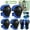 blue, variant on LANNEY Kids Knee Pads and Elbow Pads Set, Toddler Knee Pads for Kids with Wrist Guard 3 in 1 Protective Gear Set for Youth Boys Girls Scooter, Cycling, Skateboard, Riding Sports