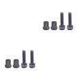 thumbnail image 1 of Toystoory Titanium Alloy Bike Stem Bolts Nut Carbon Screw Stem Bolts Kits Bike Negro M5x18mm 4 piezas/bolsa 2piezas, 1 of 1