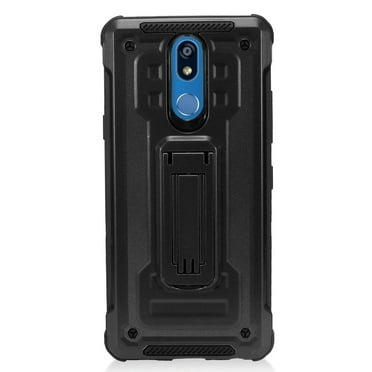 Ghostek Iron Armor Belt Clip LG K40, LG K50 Case with Built-In Kickstand and Holster Heavy Duty Protection with Design - (Black) - Walmart.com