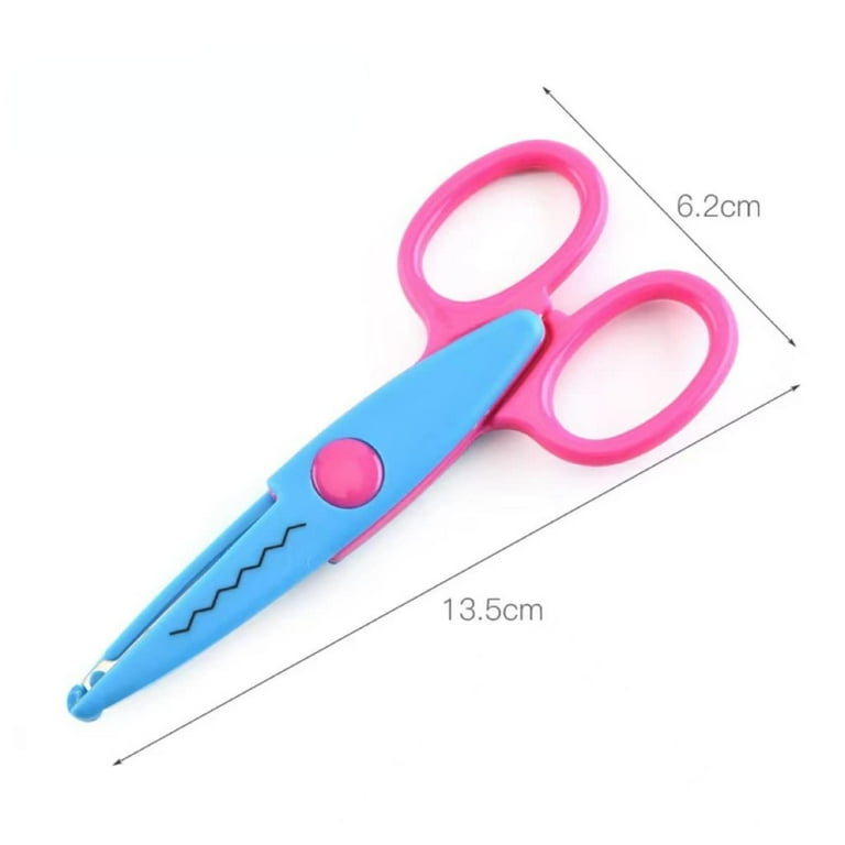 MINKUROW Craft Scissors Decorative Edge Scissors for Crafting Craft Scissors Zig Zag Scissors Kids Scissors Pattern Scissors for Kids Adults Crazy Scissors Scrapbook Scissors for School Walmart
