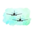 thumbnail image 2 of Air Craft Wall Decals for Boys Bedroom - Wide-body Aeroplane Plane DIY & Creativity Boy Girl Bedroom Wall Sticker - Size: 10 In x 6 In, 2 of 5