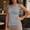 Gray, variant on Women's Summer Solid Crew Neck Cami Top Sleeveless Casual Lightweight Daily Tank Top Wine M
