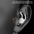 thumbnail image 3 of Bouchons d'Oreilles Réutilisables pour la Réduction du Bruit Silicone Sound Isolation Bouchons d'Oreilles Lavables Anti-bruit Sleeping Bouchons d'Oreilles Soft Protector A-White, 3 of 6