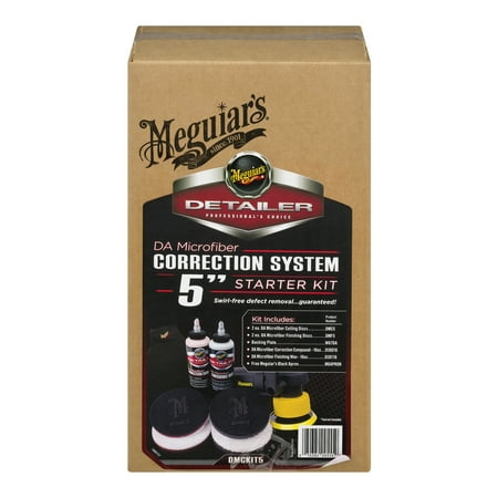 microfiber correction kit meguiar detailer starter ct da system