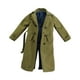 thumbnail image 4 of 1/12 escala mujeres hombres figura gabardina, traje de ropa de muñeca hecha a mano, ropa en miniatura para figuras de acción masculinas femeninas de 6 Verde Hugo gabardina, 4 of 10