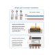 thumbnail image 3 of 4 Channel Wireless Relay Remote Control Switch 433.92 Mhz Rf Ac90-250v 10a Relay Receiver With 2 Re, 3 of 5
