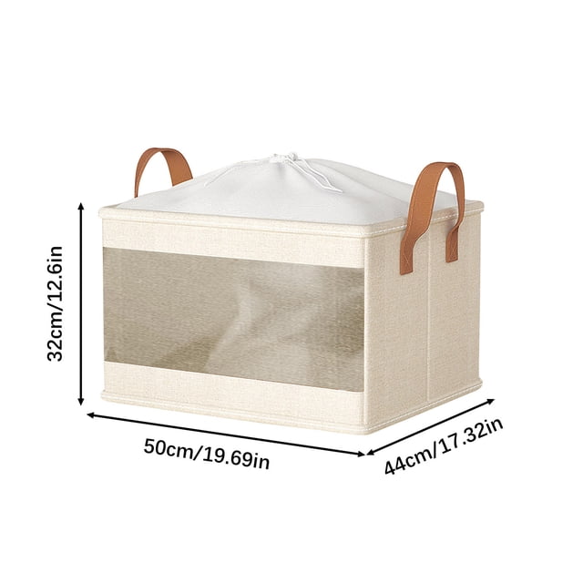 Birdeem Large Capacity Clothing Storage Box, Balcony, Quilt, Wardrobe, Household Sorting Box, Dormitory Bundle Mouth, Portable Storage Basket
