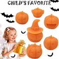 thumbnail image 2 of Squeeze Toys Halloween Toy Soft Glue Pumpkin Healing Squeeze Stretch, 2 of 4