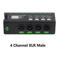 thumbnail image 4 of 4CH 3 Pin Audio/ over Network Cable Extender DMX512 Network Signal Extender XLR to RJ45 Ethernet Adapter XLR-Male, 4 of 6