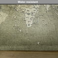 thumbnail image 6 of Ambesonne Map Place Mats Set of 4, Nostalgic World Map, Standard Size, Army Green, 6 of 6