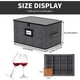 thumbnail image 2 of Caja de almacenamiento para copas de vino Aokeyee, 2 unidades, gris, con separadores, 2 of 7
