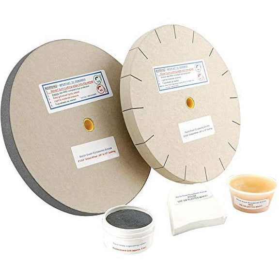 Razor Sharp Edgemaking System 8 Inch Deluxe Blade Sharpening Kit | For 6 Inch Bench Grinder | Made in the USA