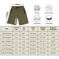 thumbnail image 4 of BIG ELEPHANT Boy's Athletic Shorts with Zipper Pockets and Drawsting, Youth Boys Casual Shorts, 3-Pack, Sizes: 7-17Y, 4 of 9