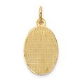 thumbnail image 3 of 14K Yellow Gold Saint Christopher Medal Charm, 3 of 4