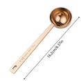 thumbnail image 3 of Stainless Steel Coffee And Measuring Spoon With Long Handle Ideal For Ground Coffee Loose Leaf Milk Frothing And Ingredients round Plate Mat Set round Coffee Table Mat Kitchen Mats for Table Table, 3 of 4