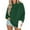 05#Green, variant on Oversized Hoodie Women Plain Fleece Pullover Hooded Sweatshirt with Pockets Casual Long Sleeve Sweat Shirts Y2k Tops Green L
