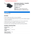 thumbnail image 2 of Body Harness Connector - Compatible with 1993 Cadillac DeVille, 2 of 2