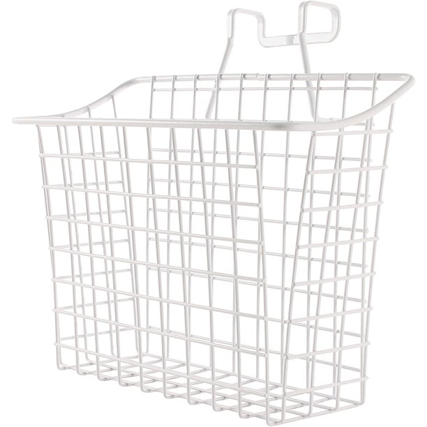 Grid Over the Tank Magazine Holder, White