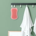 thumbnail image 5 of Unique Bargains 1 Pc Hangable Soap Shape Bath Brush Shower Brush Pink, 5 of 6