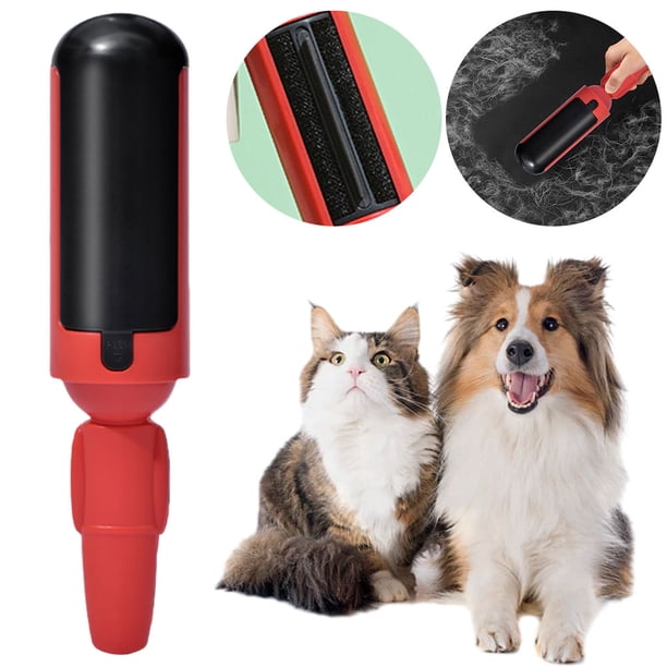 Cepillo Limpieza Pelo para Y Gatos Removedor Doble Cara Perro Gato