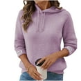 thumbnail image 5 of YueHuiYing Trends Womens Loose And Versatile Athletic Fuzzy Hoodies Pullover for Women Oversized Hoodie, 5 of 6