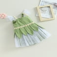 thumbnail image 3 of Robe Patchwork en Tulle avec Broderie de Fleurs pour Enfants, 3 of 8