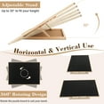 thumbnail image 5 of Tilting & Rotating Puzzle Board 1500 Pieces, Vertical & Horizontal Wooden Jigsaw Puzzle Table with Fabric containers & Protective Cover, Puzzle Board with Lazy Susan for Adults & Kids, Gift for Mum, 5 of 8