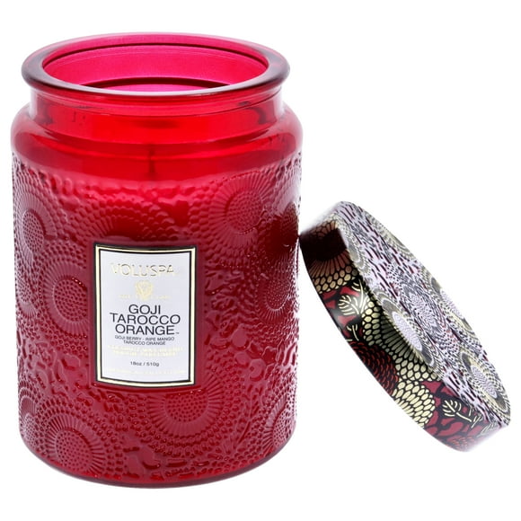 Vela de 18 oz con aroma a naranja Goji y Tarocco, tamaño grande, unisex, de Voluspa Voluspa Vela 18 oz