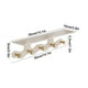 thumbnail image 3 of Gancho de Pared para Colgar Abrigos, Estante de Aleación y Madera en Beige, 5 Ganchos 36x10x9cm o 6 Ganchos 42x10x9cm, Organizador Resistente para Cocina Baño Dormitorio Porche, 3 of 6