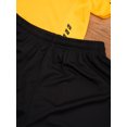thumbnail image 6 of Alvivi Kids Boys Football Training Tracksuit Short Sleeve Sport Gym Jersey Shirts with Shorts Set Yellow 7-8, 6 of 7