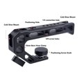 thumbnail image 3 of Camera Video Rig Handle, Secure Grip Camera Top Handle Grip CNC Process Ergonomic Hollow Out with 3/8in-16 Locating Pins for Camera Cage, 3 of 7