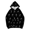 thumbnail image 6 of Hoodies for Women Halloween Graphic Letter Print Sweatshirt Cozy Long Sleeve Pullover Tops for Fall Holiday Season, 6 of 6