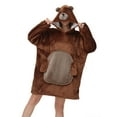 thumbnail image 5 of Cute and Cozy Wearable Blanket Hoodie Animal Design for Ultimate Warmth and Comfort Perfect for Home Use and Relaxing Ideal Gift for Adults, 5 of 6