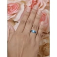 thumbnail image 5 of 1.66 Cts. Larimar London Blue Topaz Solid 925 Sterling Silver Ring, 5 of 8