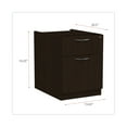 thumbnail image 6 of Alera 2 Drawers Vertical Lockable Filing Cabinet, Espresso, 6 of 9