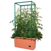 Hydrofarm GCTR 10 Gal Tomato Garden Planting System & 4 Trellis Tower on Wheels