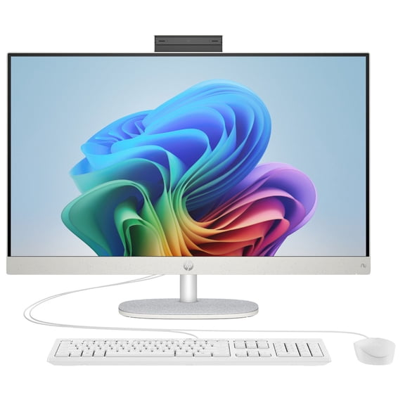 Restored HP 27-CR2000T 27" FHD IPS Intel Ultra 5 225U 1.5 GHz 16GB DDR5 512GB SSD Intel UHD Windows 11 Home All-in-One Desktop, White - AQ5E0AV-V005