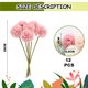 thumbnail image 2 of 12 piezas de flores artificiales de seda, bola de crisantemo artificial, hortensia, ramo de boda, decoración para el hogar, jardín, fiesta, boda, 2 of 6