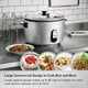 thumbnail image 3 of Panasonic Olla de arroz comercial, capacidad extra grande, 80 tazas (cocinada), 40 tazas (sin cocinar) con operación de un solo toque, 208 V - SR-GA721L - Plata, 3 of 5