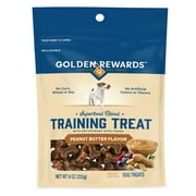 Golden Rewards Peanut Butter Flavor Training Treat Dog Treats, 9 oz Pouch