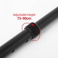 thumbnail image 5 of Beaupretty Adjustable Walking Stick for Seniors Made of Aluminum Alloy and Plastic Lightweight Compact Design for Outdoor Use Black Color, 5 of 6