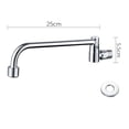 thumbnail image 1 of Efficiently Designed Wall Mount Kitchen Tap with Rotatable Spout Functionality, 1 of 4
