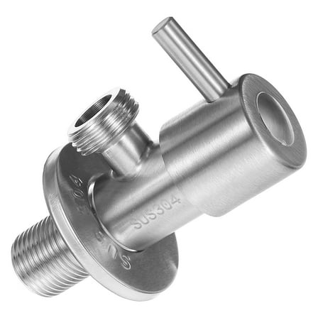 PTOOTP Stainless Steel Angle Stop Valve for Kitchen and Bathroom Sink, Water Control Valve Replacement