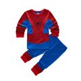 thumbnail image 3 of Pijamas de Spiderman para niños y niñas, ropa de dormir de manga larga con dibujos animados de Hulk, 2-7T, envío gratis, 3 of 6