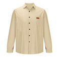 thumbnail image 5 of Aloohaidyvio George Mens Button Down Shirt Regular Fit Long Sleeve Casual Solid color Corduroy Jacket, 5 of 5