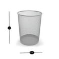 thumbnail image 2 of Smart Design Steel Mesh Waste Basket - 11.75 x 13.75 inch - Silver, 2 of 11