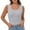 Gray, variant on Wyobmus Tank Tops for Women Summer Sleeveless Scoop Neck Ribbed Tanks Slim Fitted Basic Cami Tee Shirts S-2X Olive Green
