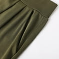 thumbnail image 6 of Summer Pants for Women up Pants for Women Checks Length Flowing High Waist Flare Softball Training Lined Workout High Waist Trouser Clothes Work Fresh Green S, 6 of 6